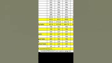 Excel Tips| Dynamic Count Using Aggregate Function