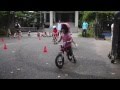 ３歳、特訓なしで自転車乗れたよ　（へんしんバイク編）