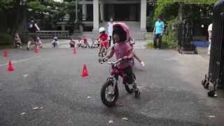３歳、特訓なしで自転車乗れたよ　（へんしんバイク編）