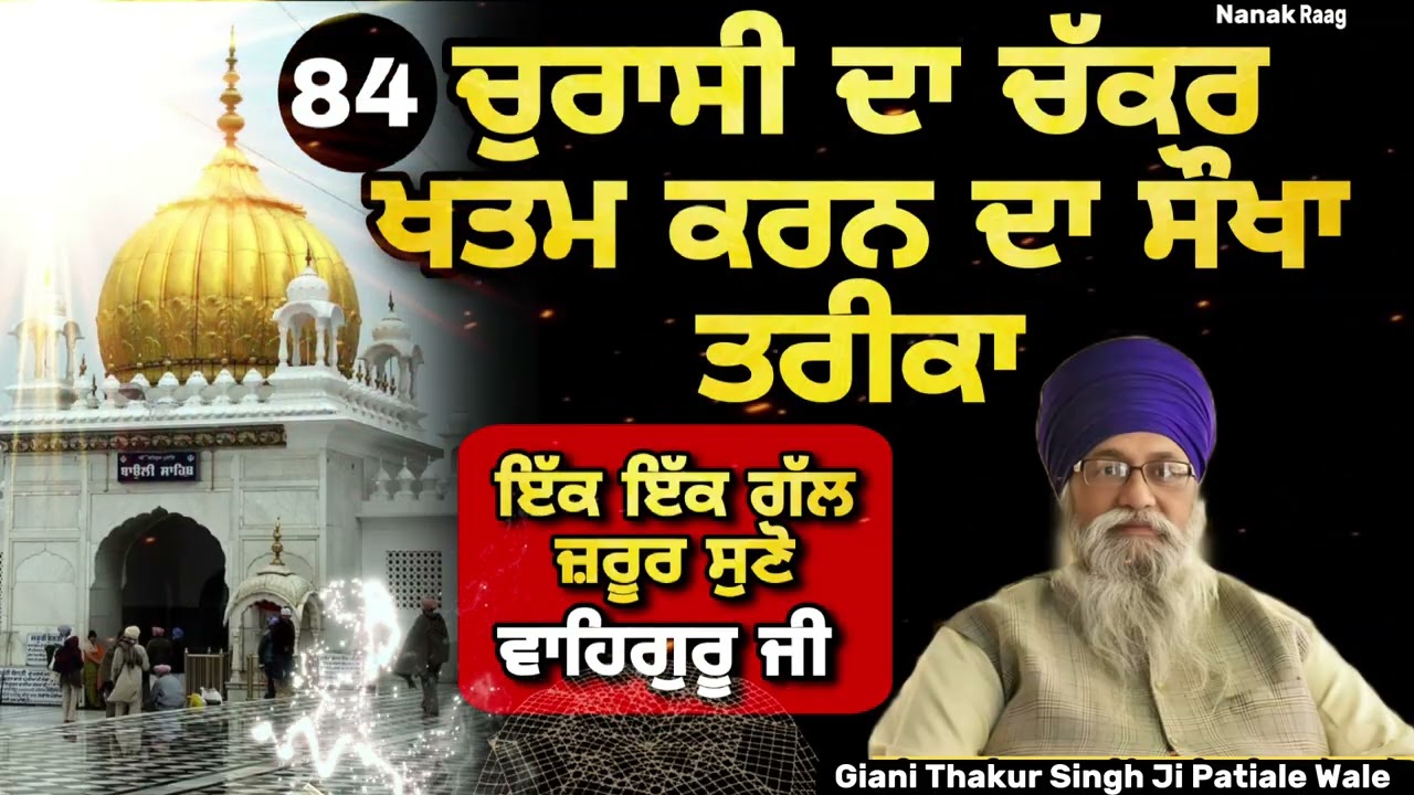 Простой способ разорвать порочный круг 84-84 || Гиани Тхакур Сингх Джи Патиале Вале || Нанак Рааг