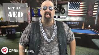 Mikie the Bikie CPR training in seconds