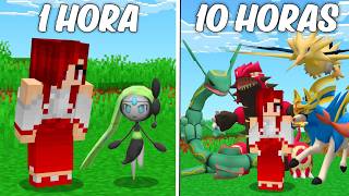 CAPTUREI 10 LENDÁRIOS EM 10 HORAS NO PIXELMON RAIZ