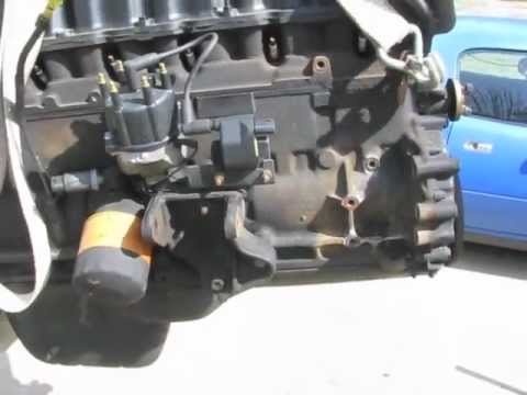 '92 Jeep Wrangler YJ Disassembly (4.0L engine removal ... 92 toyota engine diagram 