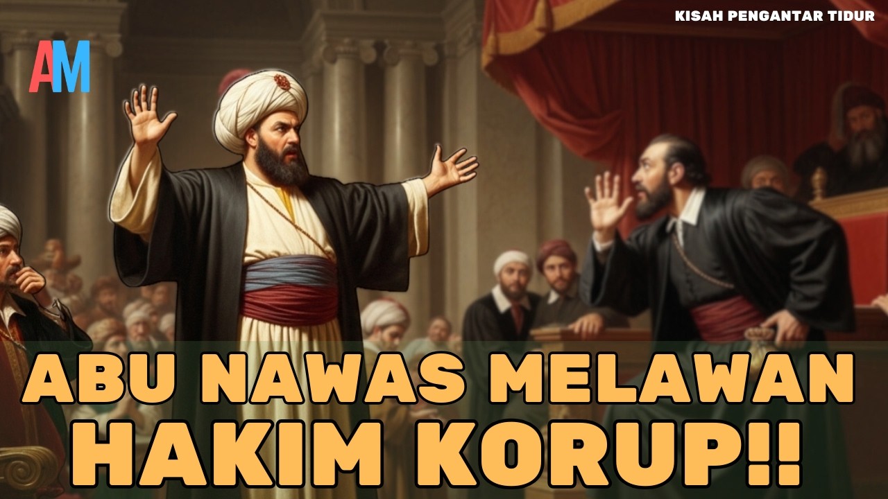 Abu Nawas Hakim Korup Tumbang Karena Satu Pertanyaan Abu Nawas | Kisah Pengantar Tidur