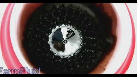 Ferrofluid inside LaPoint Bowl Shaped Primer Magnet