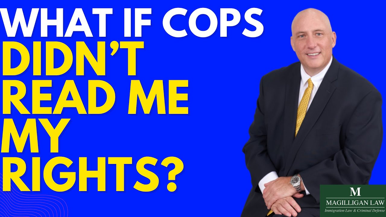 Do the Cops Have to Read You Your Rights? | Dave McGilligan Explains ...