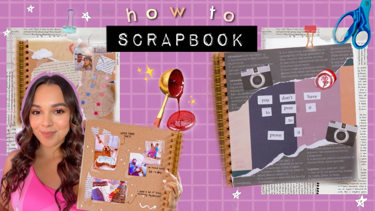 DIY How to Scrapbook  *aesthetic ideas* tips + inspiration 