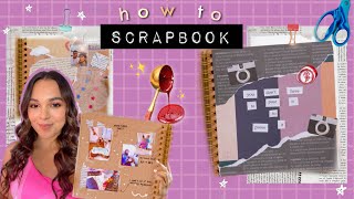 DIY How to Scrapbook | *aesthetic ideas*  tips + inspiration screenshot 2