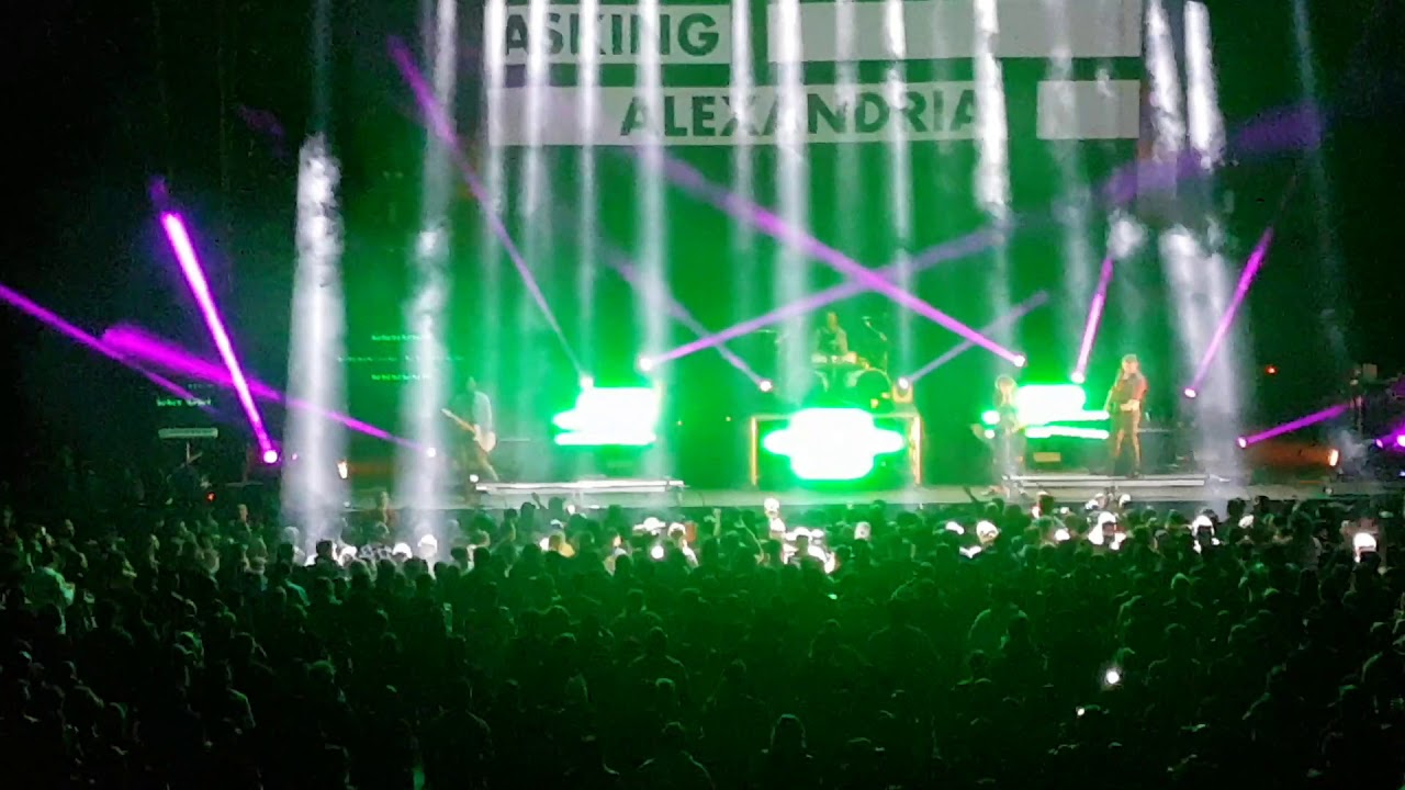 Asking Alexandria When the Lights Come On Winnipeg, MB Oct 9