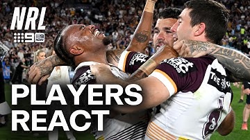 Emotion spills over for Broncos after EPIC Grand Final win | NRL on Nine