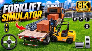 Can You Load This Heavy Cargo? 😱 | Forklift Simulator screenshot 1