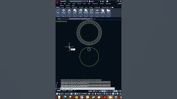 How to create and use polar arrays (circular patterns)  in AutoCAD -36 ! #shortsvideo #autocad