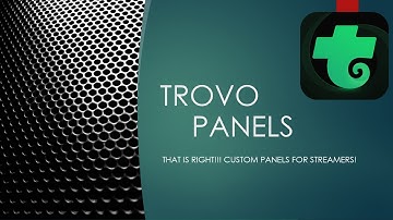 How to Setup & Customize Trovo Panels w/ FREE tools!!