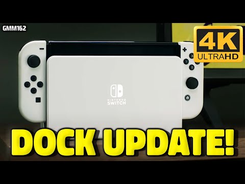 WOW! Nintendo Switch OLED Dock Is NOW 4K Ready...