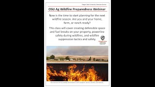 2023 Ag Wildfire Preparedness Webinar