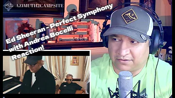 Ed Sheeran - Perfect Symphony with Andrea Bocelli Reaction! Wow!