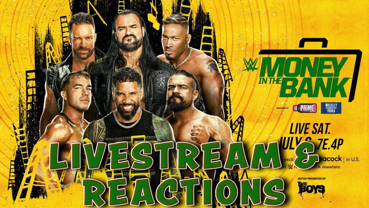 MONEY IN THE BANK 2024 (LIVESTREAM AND REACTIONS) YouTube