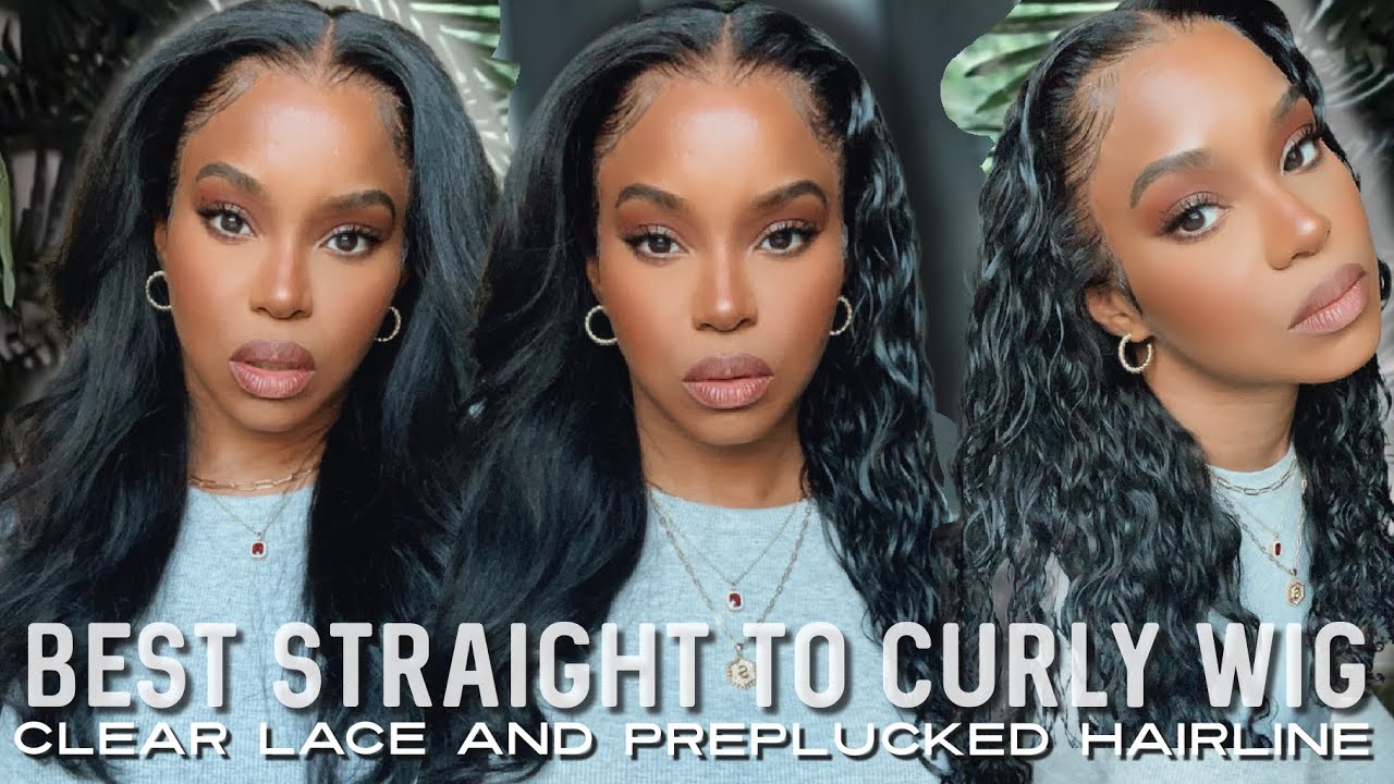 ЛУЧШИЙ ПАРИК ОТ ПРЯМЫХ ДО КУДРЯВЫХ ДЛЯ НАЧИНАЮЩИХ | ПРЕДВАРИТЕЛЬНО ВЫЩИПАННЫЙ 3 В 1 ДЛЯ МОКРЫХ И ...