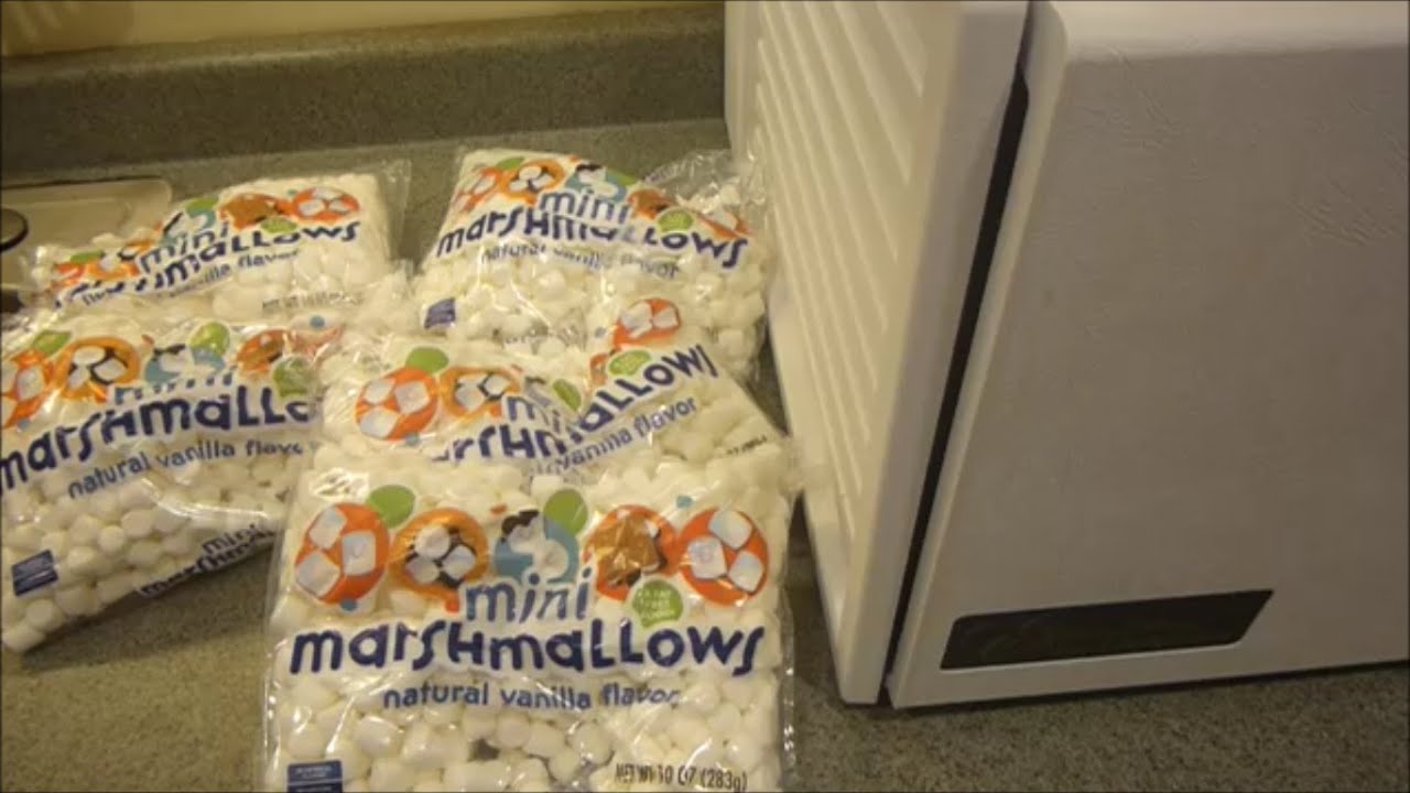How to Dehydrate Mini Marshmallows YouTube