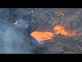 Kīlauea summit eruption in Halemaʻumaʻu crater - low central fountain - October 2, 2021
