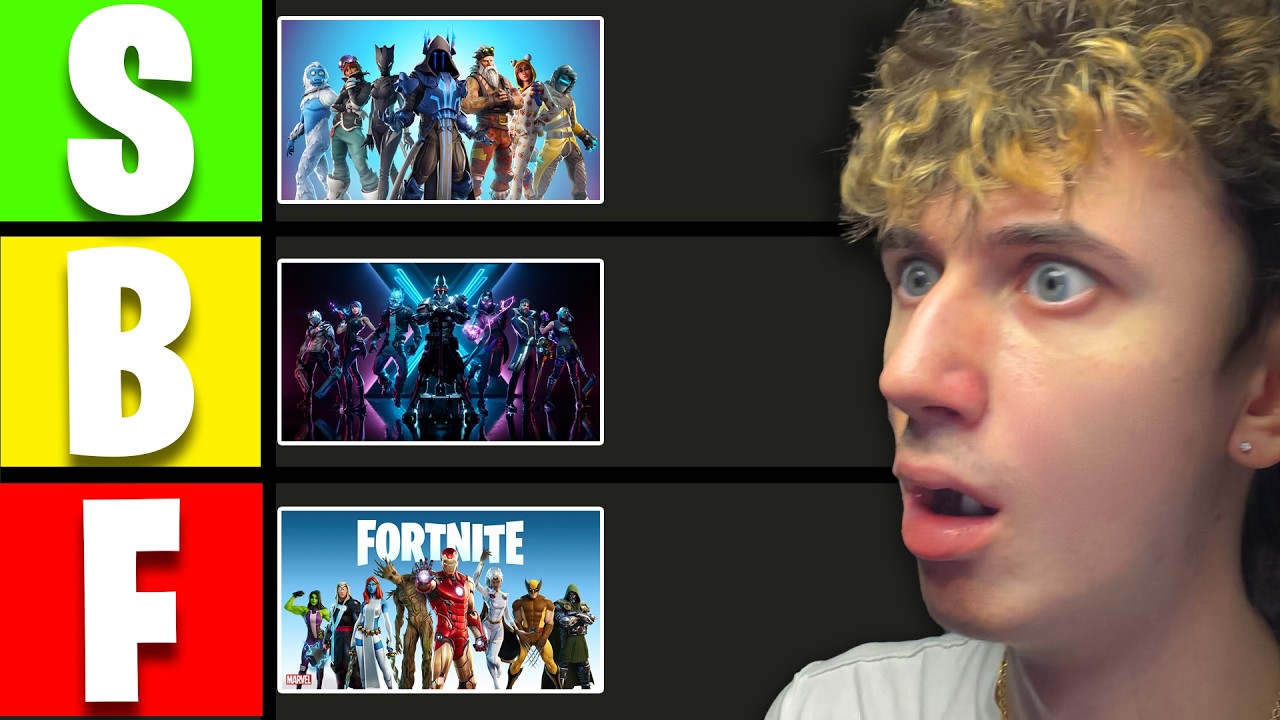 Ranking *EVERY* Fortnite Season Tier List