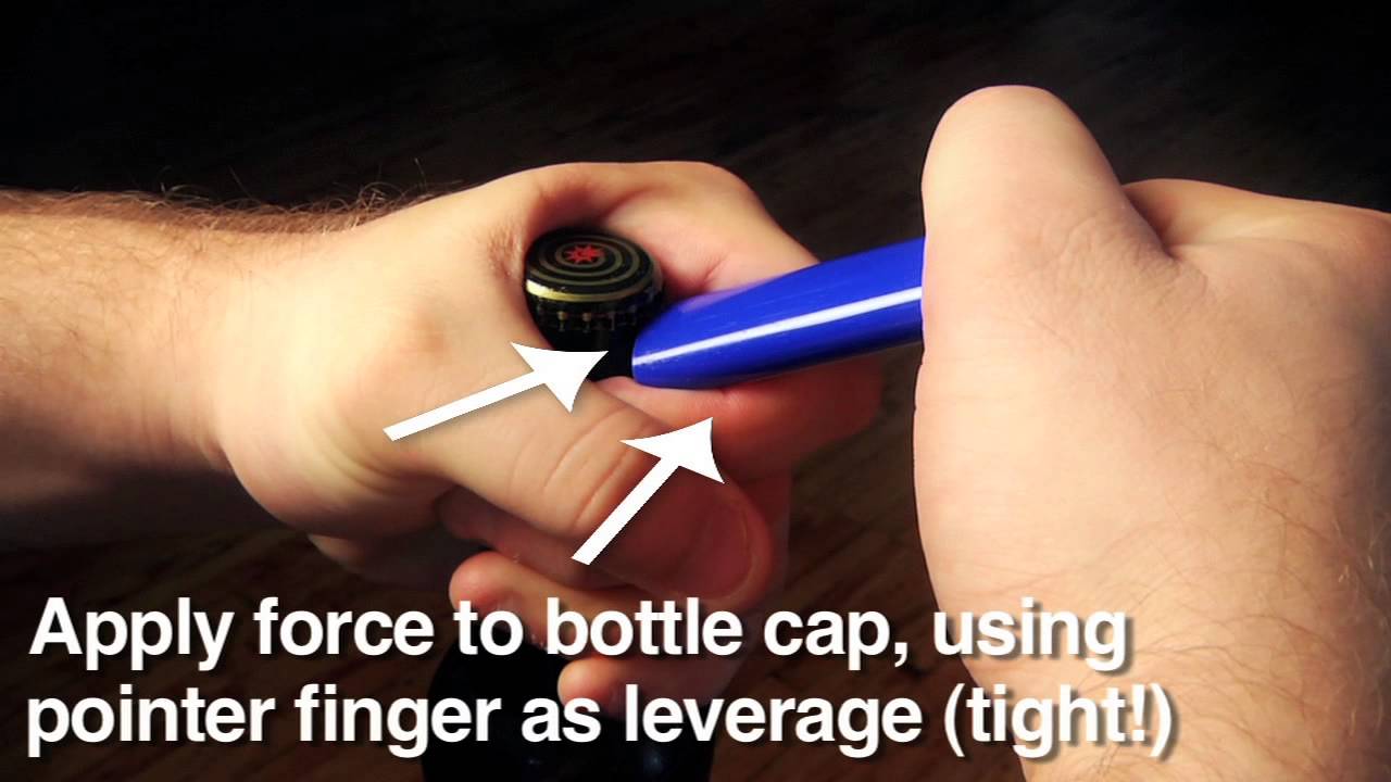 how to open a wine bottle with a lighter