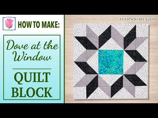 How to Make a 3D Dove at the Window Quilt Block Easy Tutorial Patchwork Quilting for Beginners - YouTube how-to-make-a-3d-dove-at-the-window-quilt-block-easy-tutorial-patchwork-quilting-for-beginners-youtube