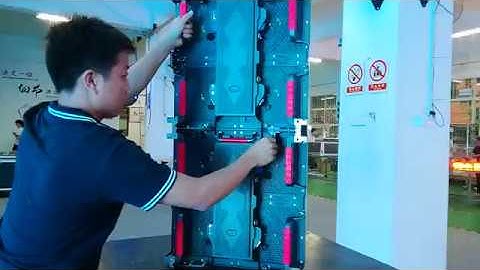 How to assemble P4.81 rental LED display installation guide video