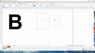 Corel Draw Tips & Tricks Cut line on the inside and outside of text
