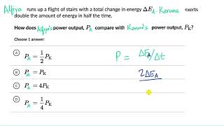Worked example: Power | Work and Energy | Physics | Khan Academy