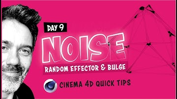 Cinema 4D Quick Tips | Random Noise using a Random Effector & a Cloner [Day 9]