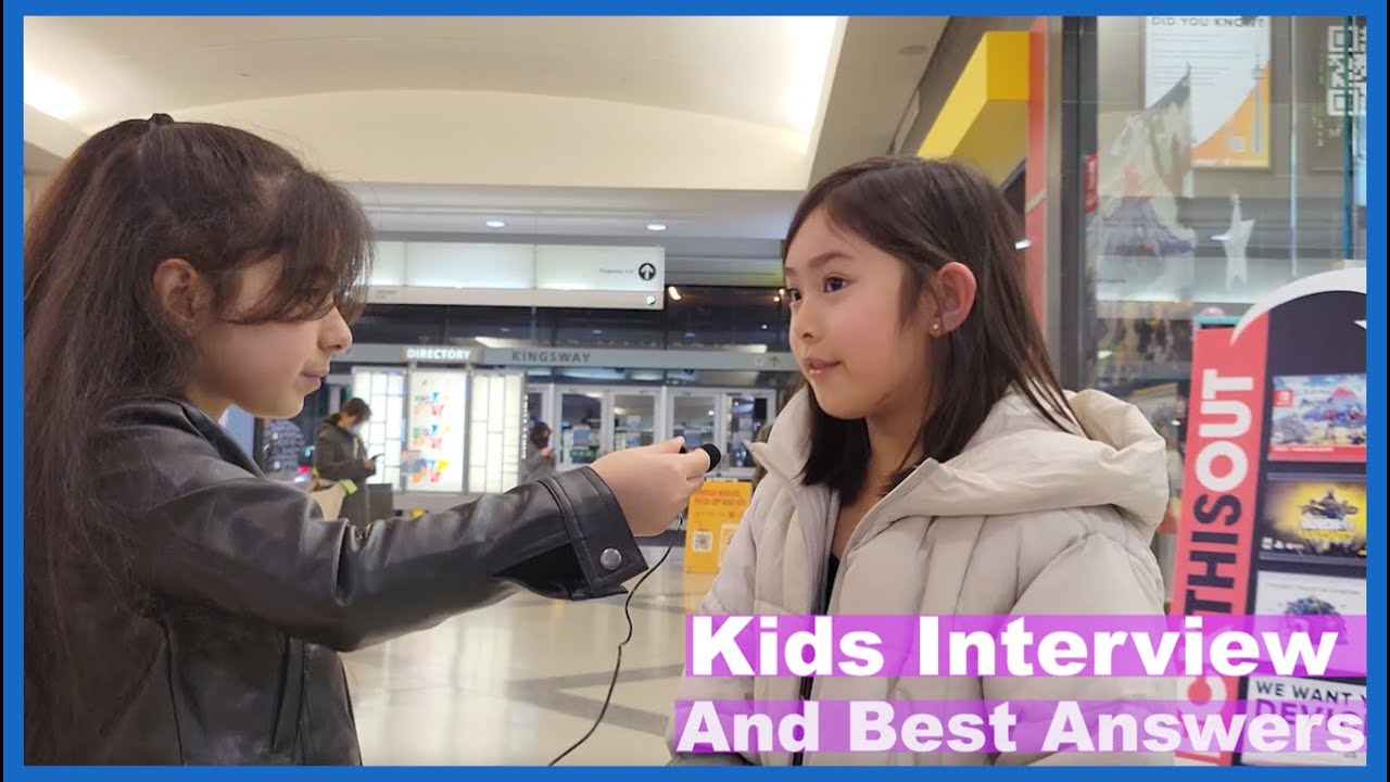 Kids Interview and Best Answers - YouTube