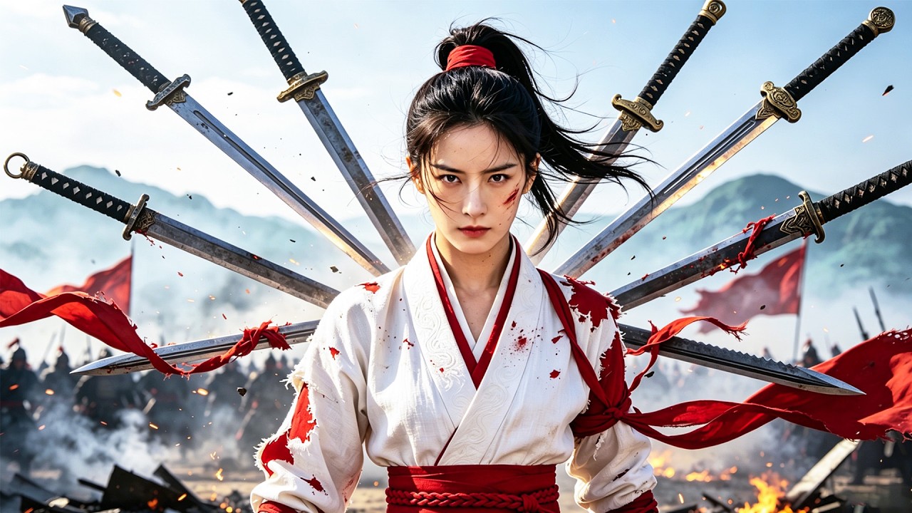 ⚔️女劍客身陷死局！神秘高人當場強行傳功，一招橫掃整個殺手組織！#功夫 | #kungfu | #武打 | #武俠 | 動作電影 - YouTube