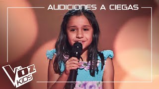 Vega Cano canta "Esa cobardía" |  Audiciones a ciegas | La Voz Kids Antena 3 2024