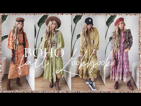 GIVEAWAY 150$ | 6 BOHO FALL OUTFITS / LOOKBOOK