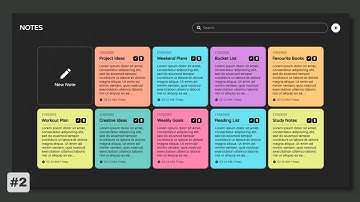 Notes App in HTML CSS & JavaScript | Part - 2