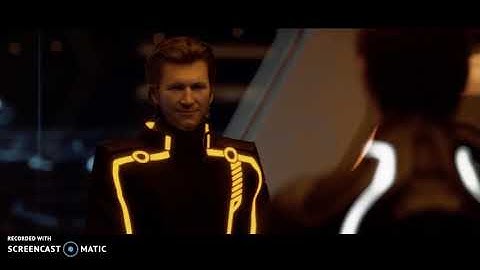 Tron Sam meets Clu 2