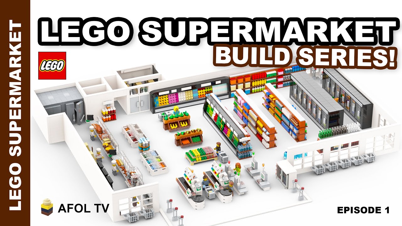LEGO AMAZON FULFILLMENT CENTER MOC (Tutorial!) - How to Build a LEGO  Microscale Amazon Warehouse! - YouTube
