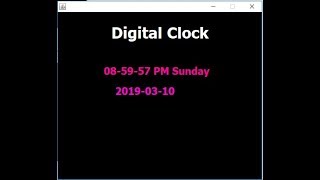digital clock in java -  in hindi