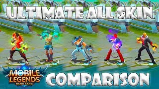 Chou Ultimate All Skin Comparison | Mobile Legends