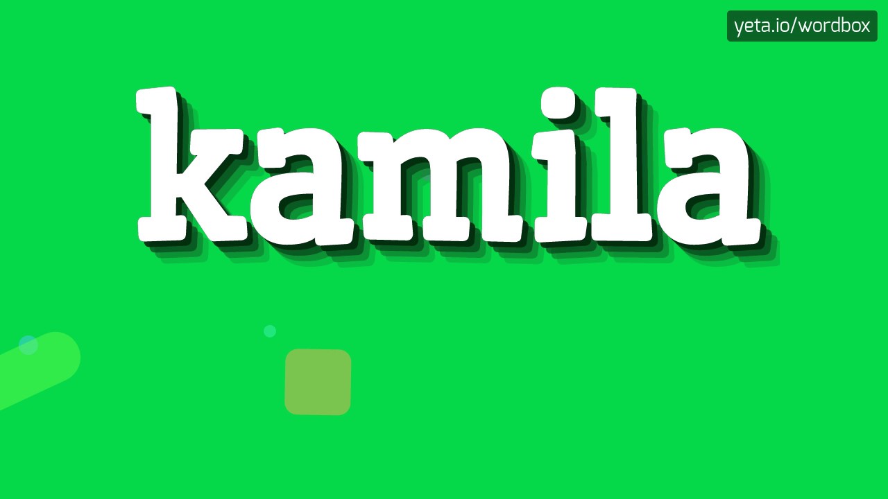 KAMILA HOW TO PRONOUNCE IT YouTube kamila-how-to-pronounce-it-youtube