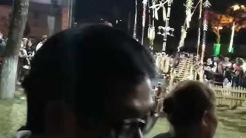 Đội công chiêng lànc KDung xã Hra - mang yang - Gia lai tại Quang trường Gia lai.