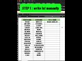 Subscribe for more EXCEL HACKS!💜 #excel #exceltips #exceltutorial #lifehacks #work #officelife