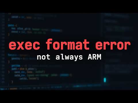 Docker "exec format error" — It’s Not Always ARM