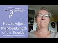 How to Adjust Shoulder Slope & Length After High Round Back Adjustment