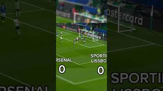 arsenal vs sporting lissbon #shorts