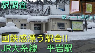 [国鉄感漂う駅!!]JR大糸線　平岩駅を探索してみた【駅調査】
