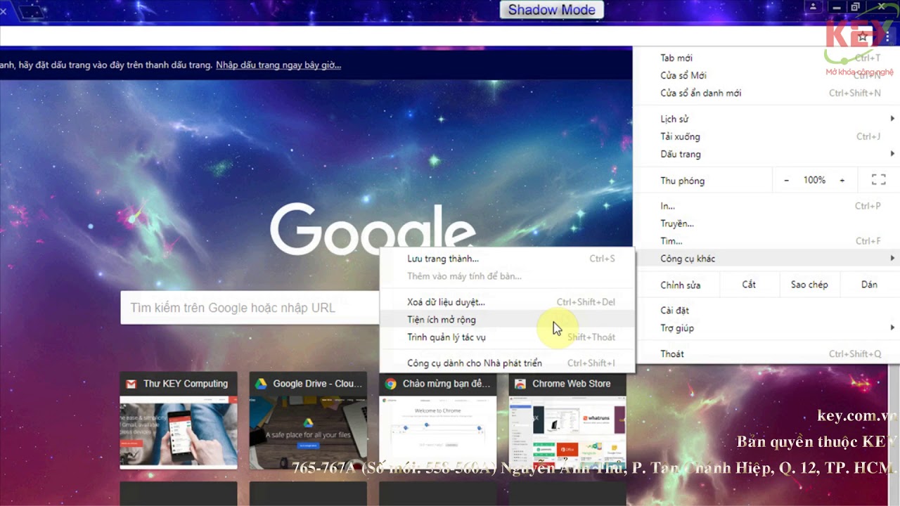 Cài chủ đề (themes) cho Google Chrome