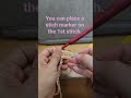 【MUMU Crochet】How to  make a single crochet #crochet #beginners