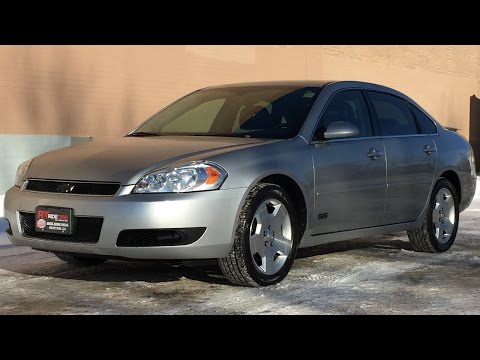 2008 Chevrolet Impala Ss 5 3l V8 Leather Alloy Wheels